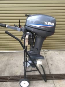Yamaha 15hp Short Shaft 2-Stroke Tiller Outboard Motor freshwater only