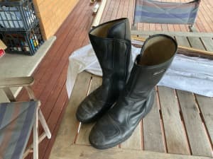 Pair of Touring motorcycle boots size 10 - great condition