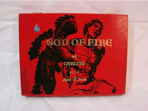 God of Fire Cigar Box Godzilla Tool Fishing Limited Edition Art