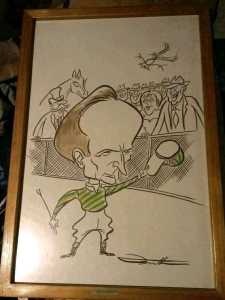 Mark Knight Portrait Caricature Of Len Dittman