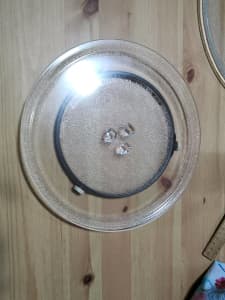 PANASONIC Microwave Plate Glass 254mm/25.4cm & Wheel L65 610