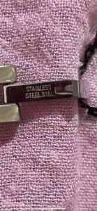 Stainless steel Mens bracelet- never worn, unwanted gift. $40