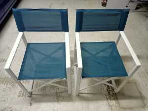 Folding chairs 2 off, light weight, powder coated