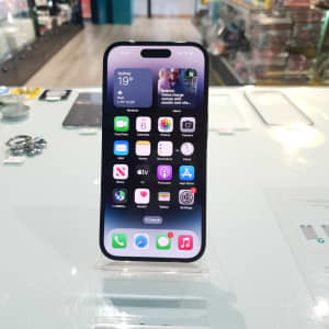 IPHONE 14 PRO 128GB DEEP PURPLE / BLACK COMES WITH WARRANTY