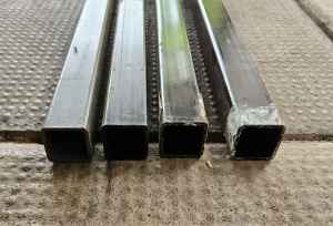 2x SHS Square Steel Bars 38mmx38mmx3mm thick. Lenght 2400mm