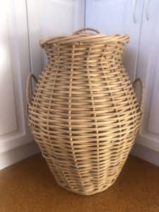 Wicker Hamper vintage basket