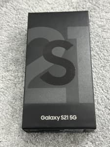 New Sealed Samsung Galaxy S21 5G Phantom Gray 128 GB Duel Sim