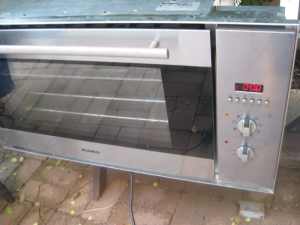 Blanco 90cm electri.st.steel wall oven&grill fan forced pyrolytic