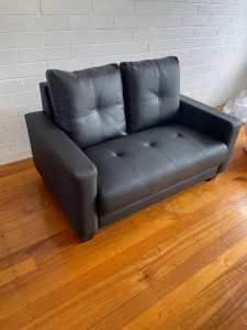 PRICE DOWN!! SAMPLE 2 SEATER PU LEATHER SOFA!! NOT VISIBLE DAMAGE!