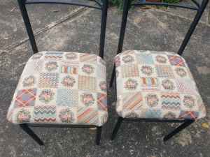 Fabric chairs new condition 