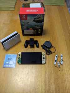 Nintendo Switch OLED Tears of the Kingdom with Games Bundle
