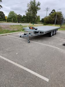 Flat top Trailer 3.5Ton rated.