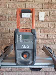 AEG 18 volt Jobsite Radio c/w Battery
