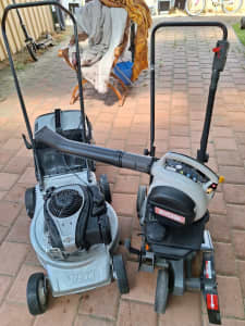 Victor lawnmower ,blower and edger 