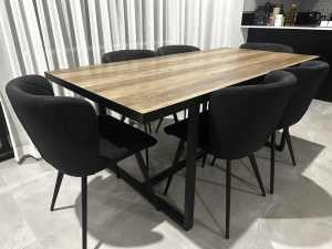 Furniture for sale , dining table, chairs and cabinet 
