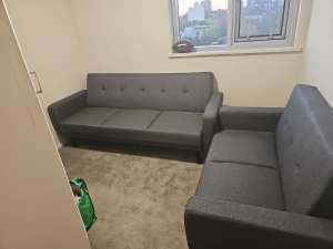 2x Lounges/Fold Out Sofa Beds