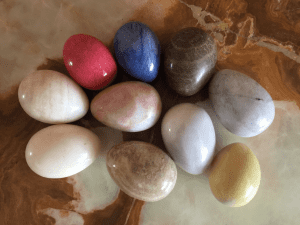 Ten marble eggs, great gift for Easter