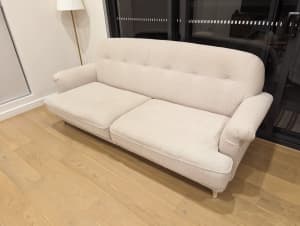 ESSEBODA 3-seat sofa, Knäbäck/light beige birch