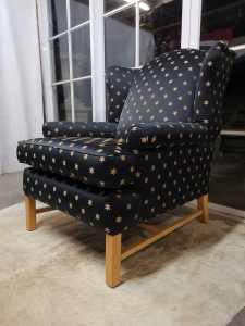Stunning Wingback Designer Armchair -As New-Can Deliver