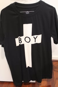 Long Clothing BOY Black Tshirt Size Standard