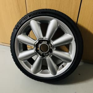 Michelin Tyre Brand New / 205/40ZR18 86Y with Mini Cooper Wheel
