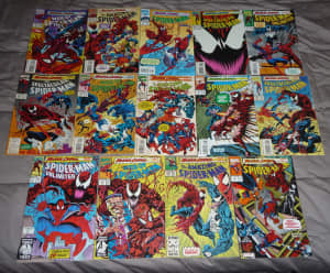 SPIDERMAN: MAXIMUM CARNAGE 1-14 Full Run Complete Set Marvel Comics