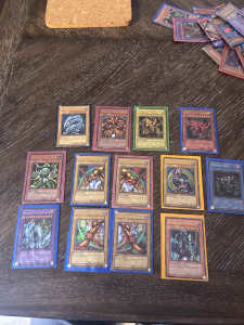 Rare yu gi oh cards early 2000s series 