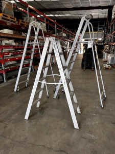 4 Aluminium step ladders