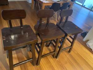 Bar stools x three