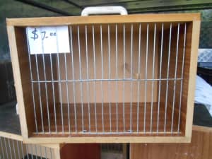 Bird Carry Boxes/ Bird Sale Cages and Metal seed Hoppers