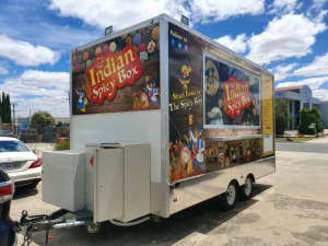 Indian food trailer built to order