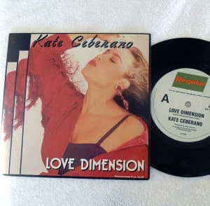 KATE CEBERANO Love Dimension 7 Inch Vinyl 1989
