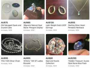 Miscellaneous Jewellery Opal stones etc.
