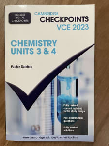 VCE 3 & 4 Chemistry - Checkpoints 2023