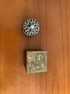Small decorated trinket boxes