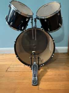 Used Drum Kit - 8 piece, Dark Blue, Ashton Kit, Fully Functional
