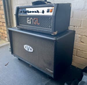 Engl Screamer 50 with EVH 5150III 2X12 Cabinet In Black