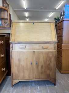 Writing desk with cupboards