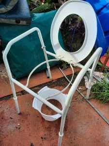 Over Toilet Frame with Plastic Ring