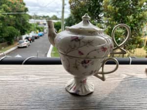 Tea Pot & Matching Tea Cup, Tea Pot sits inside Tea Cup
