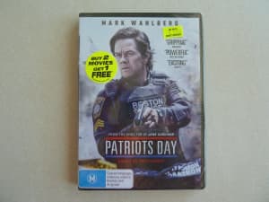DVD: Patriots Day. Based on true events. M. 2017. Sealed & UNUSED.