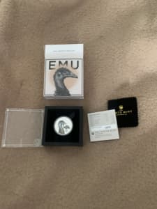 2023 emu silver proof coin 1oz