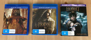 3D Blu-Ray The Hobbit Trilogy Set