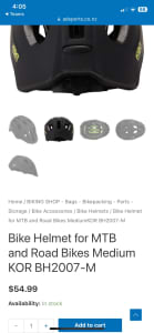 KOR Bike Helmet for MTB (medium)