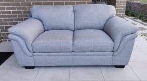 BRAND NEW 3 Seater grey fabric sofa - classic design
