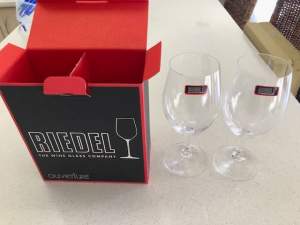 Riedel Magnum Ouverture Wine Glasses x 2 brand new with sticker & box