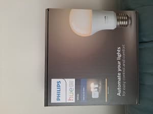 Philips Hue White Smart Bulb Starter Kit 