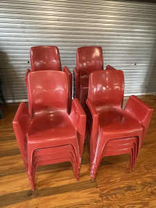 Plastic Sebel chairs (50 available)