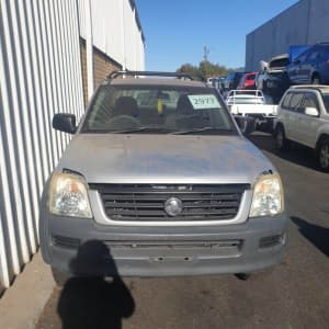 2977 - Holden rodeo silver 2005 wrecking