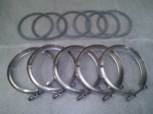 Volvo & Mack Truck Exhaust Parts - 5 InchGaskets & 5 Inch V BandClamps
